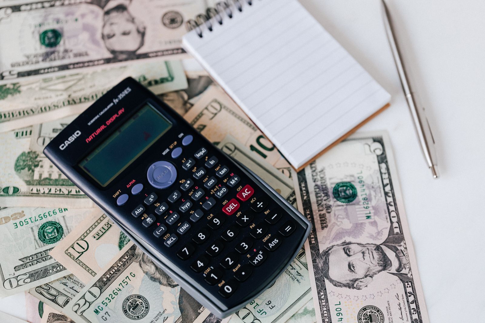 Calculator and pay records